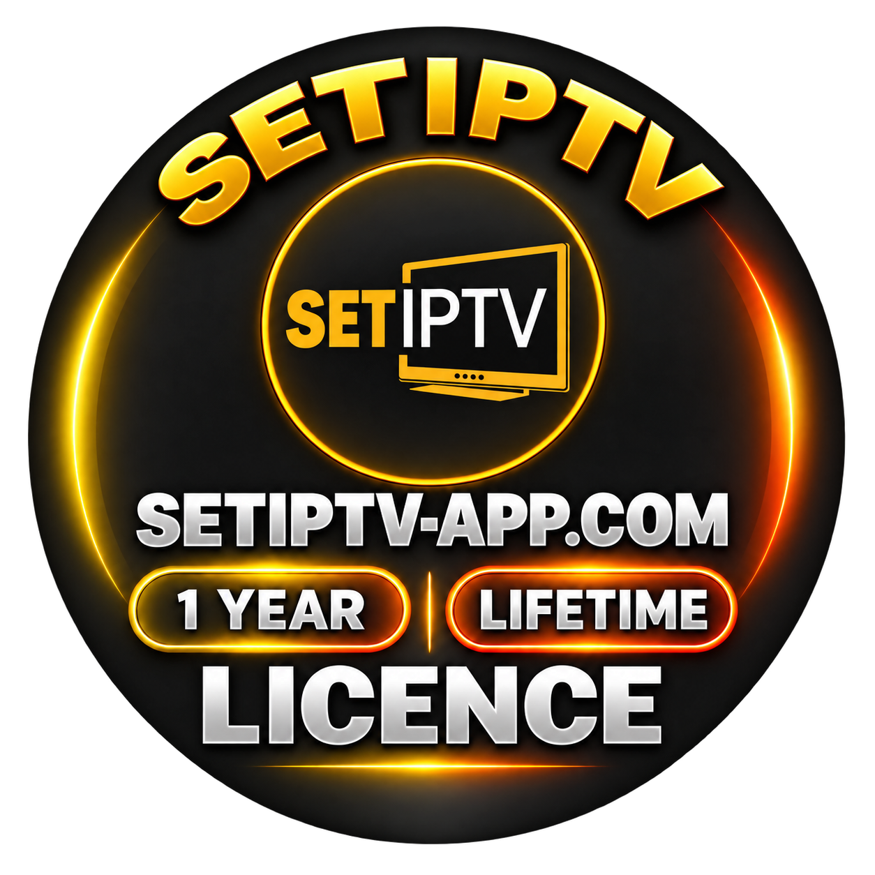 SETIPTV activation license badge – 1 year or lifetime activation